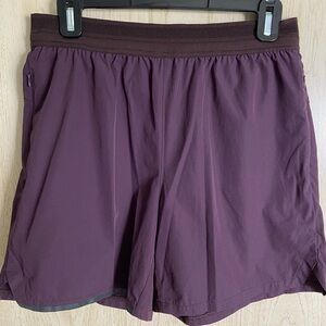 Alphalete Core Stride 5" Training Shorts Size M Deep Mauve Eggplant Purple Men’s
